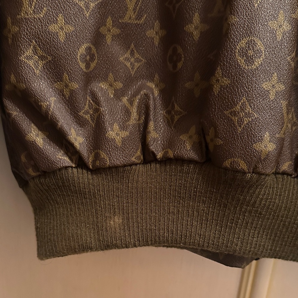 Louis Vuitton Dark Brown Monogram Bomber Jacket - Picture 6 of 10